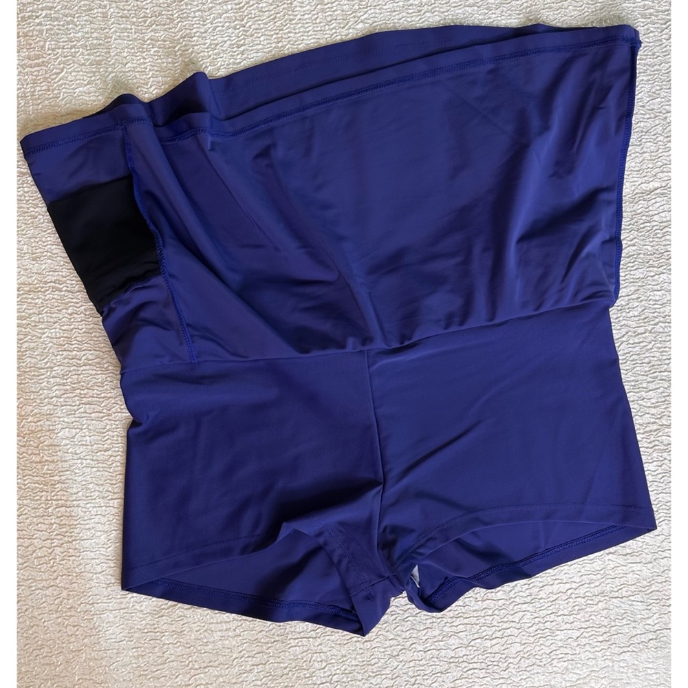 Sol Collective Blue Swim Skirt / Skort Size 8 - Picture 6 of 8